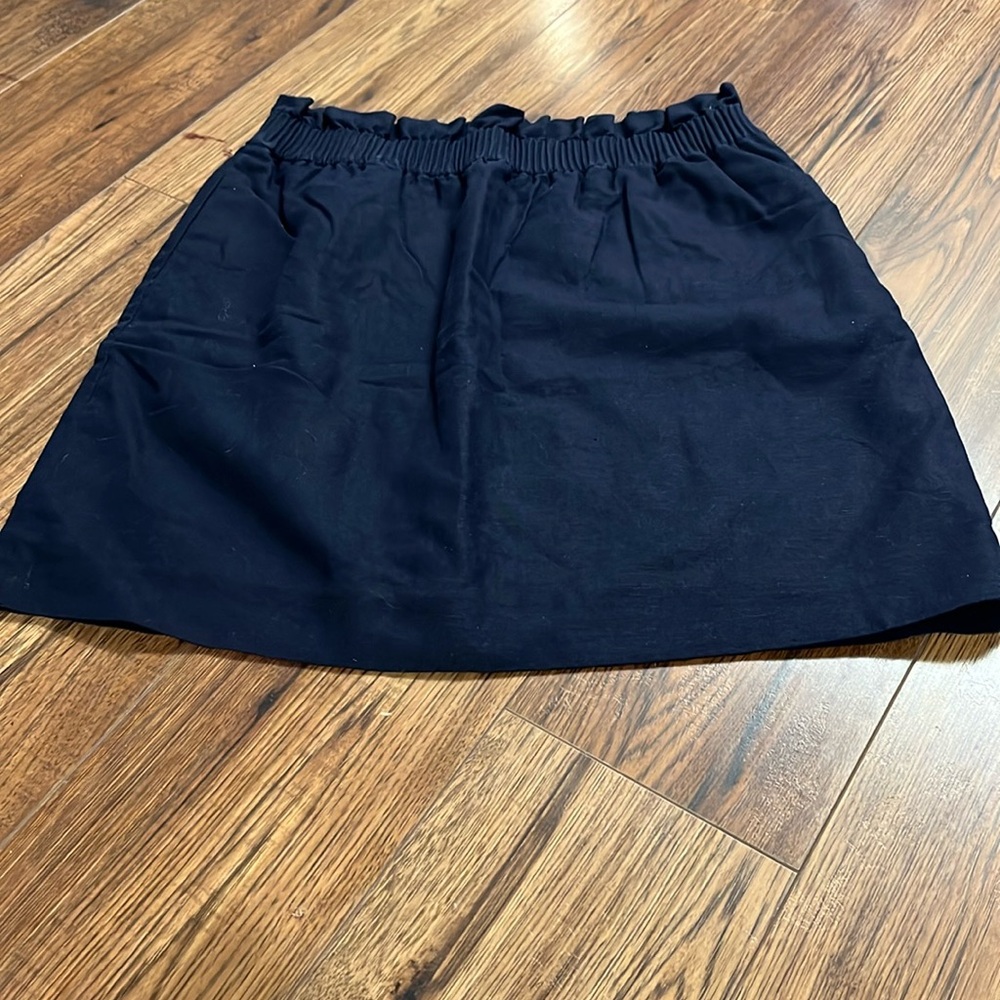 Mini navy skirt lined